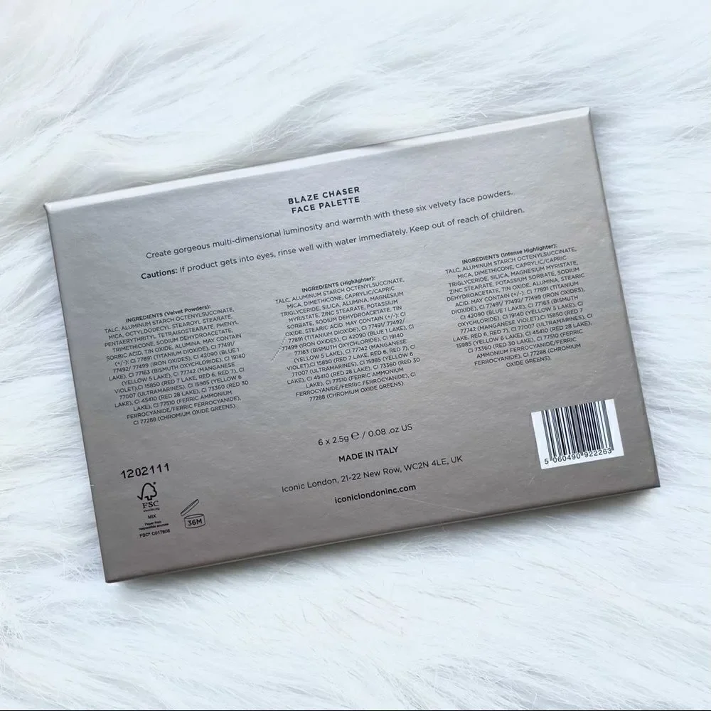 Iconic London Blaze Chaser Face Palette Full Size‎
